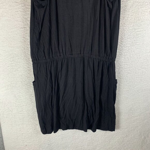 Calvin Klein Swim Cover-Up Women's L/XL Black Rayon Surplice Neck Racerback 9862 - Picture 10 of 10